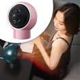 thumbnail image 4 of Calentador de Espacio Eléctrico Zulema Calefacción Rápida Personal Rosado, 4 of 8