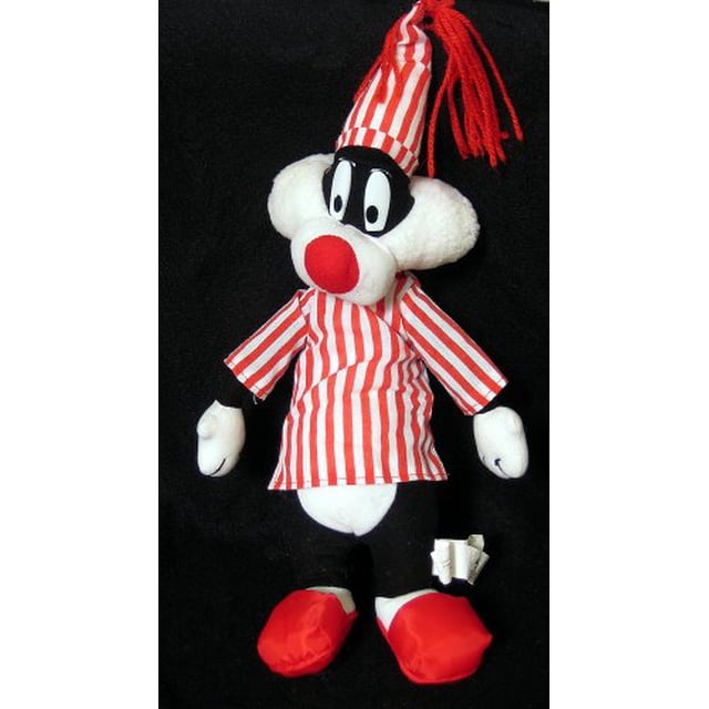 Silvestre el gato de Looney Tunes en camisón a rayas Warner Bros. 617215810975