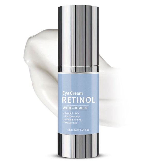 Crema para ojos con retinol de alta potencia y rápida absorción. Resultados visibles. Antienvejecimiento para el contorno de ojos.