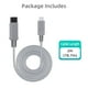 thumbnail image 2 of Cable de Carga Tipo C Wigearss Gris de 2M para Wii Work, 2 of 6