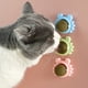 thumbnail image 5 of Juguetes giratorios para gatos con bola para lamer Catnip Snack Kitten Molar (Azul) JShteea  Libre de BPA, 5 of 7