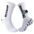 thumbnail image 1 of Calcetines deportivos ligeros SpotWhite 4Pares Blanco 6-12.5US TapeDesign Calcetines Tubo Medio Algodón., 1 of 3