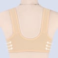 thumbnail image 2 of Fancifize Womens Wireless Front Closure Daisy Bra Push Up No Underwire Full Coverage Breathable Comfort Everyday Bralette, 2 of 5