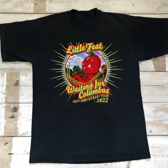 RARE Little Feat Band tour Waiting For Columbus Unisex Tee Shirt Cotton CS746