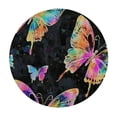 thumbnail image 4 of Patifu Butterflies Round Tablecloth Stain-Resistant Washable 100% Polyester Table Cloth Outdoor Picnic Camping Indoor Kitchen Dining Party 42"-46, 4 of 8