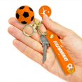 thumbnail image 4 of LACKUST European Cup Football Keychain,Clearance Keychains Rings for Keys for Men Women for Car,Pendant Football Jewelry,Orange, 4 of 8