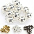 thumbnail image 4 of UDIYO 10Pcs 6mm/8mm Round Ball Magnetic Clasps DIY All Match Necklace Tools, 4 of 5