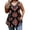 Black, variant on Women's Plus Size Bohemian Floral Print V-Neck Sleeveless Tunic Top with Ethnic Embroidery, Flowy A-Line Cut for Vacation and Casual Wear