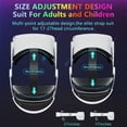 thumbnail image 3 of Head Strap with Battery for Oculus Quest 2, 10000mAh Battery Pack Extend 8H Playtime, Fast Charging VR Power, Adjustable Elite Strap Replacement Accessories for Oculus/Meta Quest 2, 3 of 11