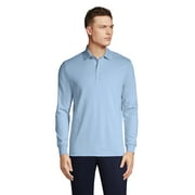 Lands' End Men's Long Sleeve Super Soft Supima Polo Shirt