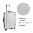 thumbnail image 5 of Uxcell 20 Inch Universal Luggage Protector, Portable Clear PVC Dust Cover, Grey, 5 of 6