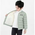 thumbnail image 4 of TAIAOJING Kids Toddler Jacket Kids Child Baby Boys Girls Embroidered Long Sleeve Wadded Thickening Type Winter Coats Outer Outwear Clothes Fall Outfits 4-5 Years, 4 of 5