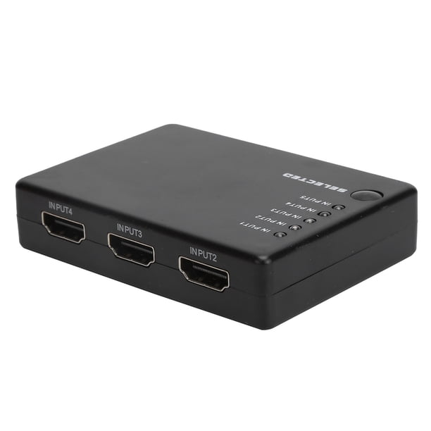 Adaptador de interfaz multimedia de alta definición 5 en 1 salida Conmutador de interfaz multimedia de alta definición Convertidor 5 en 1 salida 1080P con control remoto ANGGREK Otros