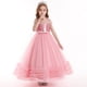 thumbnail image 2 of Vestido de verano para niña, vestido de novia con lentejuelas, vestido de princesa con malla bordada y pontón, 2 of 6