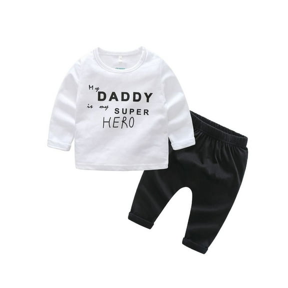 Baby Winter Pullover Sweatshirt Set with Pants