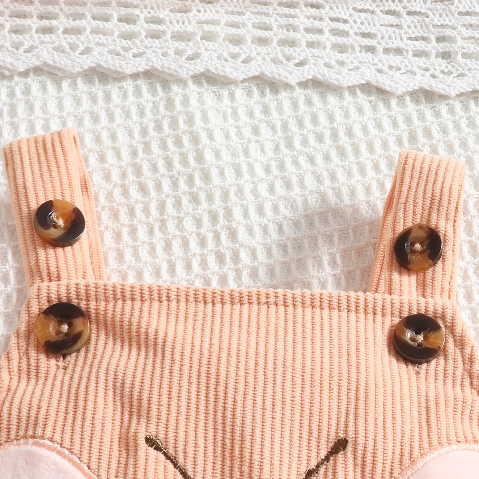 OBEEII Baby Girls Clothes Toddler Long Sleeve Ruffle Romper Top Infant Skirt Set Little Girl Overall Dress Fall Winter Outfits
