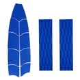thumbnail image 1 of DYNWAVECA 11 Pieces Premium EVA Surfboard Traction Tail Pad - Full Size, Blue, 1 of 10