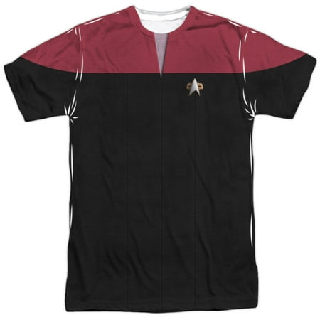 Star Trek Voyager Command Uniform Mens Sublimation Shirt