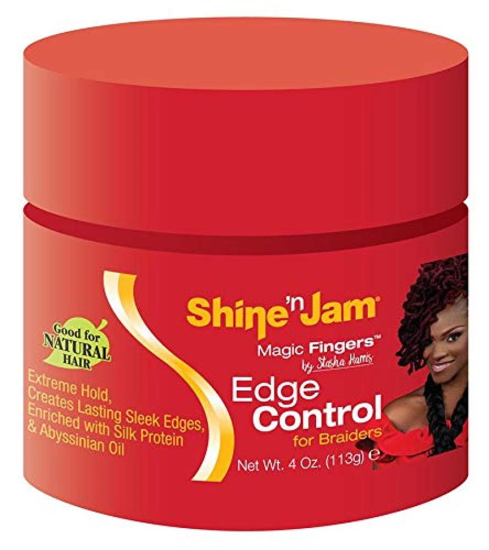 Ampro ShineNJam Magic Fingers Edge Control Gel For Braiders (Pack of