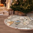 thumbnail image 5 of Sikiie World Map With Animals Christmas Tree Skirt, Christmas Tree Decorations, Christmas Decor, Tree Mat Decoration(30-48IN)-30", 5 of 6