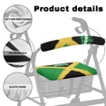 thumbnail image 5 of HELLHERO Jamaican Flag Rollator Walker Seat Covers Non-Slip Fit for Elderly Adults Removable and Washable Walker Rollator Seat Back Cover for The Elderly, 5 of 7