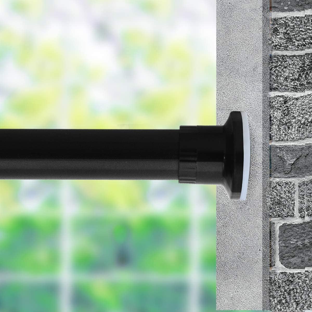 Room Divider Tension Curtain Rod 122 150 Inch Rust Resistant And Non