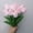 Light Pink, variant on 10 Pcs Tulips Artificial Flowers with LED Light, Real Touch Fake Bouquet for Home Decor, Table Centerpieces ,Gifts for Valentine's Day, Thanksgiving Day (Light Pink)