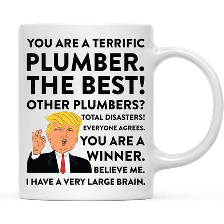 

Koyal Wholesale President Donald Trump Terrific Plumber Ceramic Coffee Mug