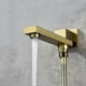 thumbnail image 4 of G1/2" Square Wall Mounted Solid Brass Shower Spout With Diverter Valve In-wall Shower Mixer Faucet Spout Filler, 4 of 5