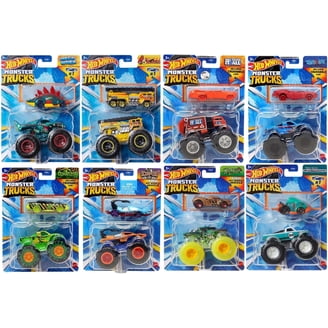 Hot Wheels Monster Trucks Live 8-Pack, 1:64 Scale Toy Trucks, Gift