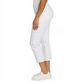 thumbnail image 2 of Gloria Vanderbilt Ladies' Cuffed Boyfriend Jeans | White, 8, 2 of 6