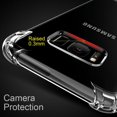 thumbnail image 3 of Étui Transparent pour Samsung Galaxy S8 S9 Plus S10 4G S10 Plus S24 S23 Ultra S22 S21 S24 Plus S20 FE S7 Edge Note 9 10 Pro Étui Couverture Samsung S21 FE, 3 of 5