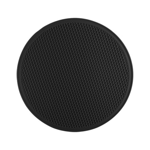 JGJJUGN Versatile Heat Resistant Protective Pad, Honeycomb Silicone Meal Mat, Non-Slip Kitchen Potholder, Microwave Splatter Cover, Drying Mat, Food Grade, Multi-Purpose 12 Inch Insulation Pad