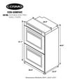 thumbnail image 5 of Cosmo 30" Double Wall Oven in Stainless Steel with True European Convection, 5 of 12