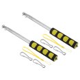 thumbnail image 1 of Unique Bargains 1.2M/4ft Telescopic Handheld Flagpoles,2Set Pointer Stick w Sponge Handle Yellow, 1 of 8
