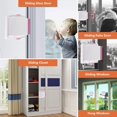 thumbnail image 4 of Sliding Door Lock, 4 Pack Child Safety Sliding Glass Door Lock for Sliding Glass Doors, Sliding Windows, Sliding Closet, etc. Easy to Installation Provides More Security for Your Baby and Pets, 4 of 5