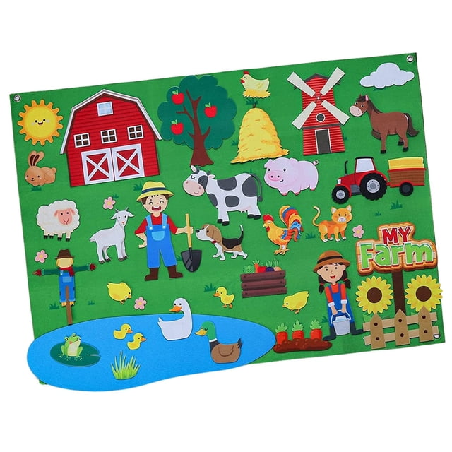Tablero de cuentos de fieltro, Narración de cuentos, Tablero de franela, Material didáctico educativo, Tablero de trabajo de fieltro, para