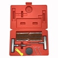 thumbnail image 1 of Kit de Réparation de Pneus Sans Chambre à Air Professionnel, Outils Robustes pour Réparations d'Urgence Rapides, Solutions de Crevaison Polyvalentes pour Voiture, Camion, Moto, ATV, Ensemble de 26 Pcs, 1 of 5