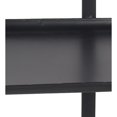 thumbnail image 3 of Benjara Table d'Appoint Rectangulaire 2 Niveaux en Métal Moderne, Noir, 3 of 5