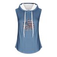 thumbnail image 3 of 2024 Summer Women's Sleeveless Hoodies Lightweight Oversized Hooded Sweatshirt for Women Tank Tops T-Shirt Gradient, 3 of 3
