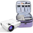 thumbnail image 1 of Luxja Carrying Bag for Mini Projector, Portable Case for Projector and Accessories, Storage Bag Compatible with Abox, 1 of 5