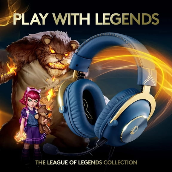 Logitech G PRO X Gaming Over the Ear Headset League of Legends Edition NEW
