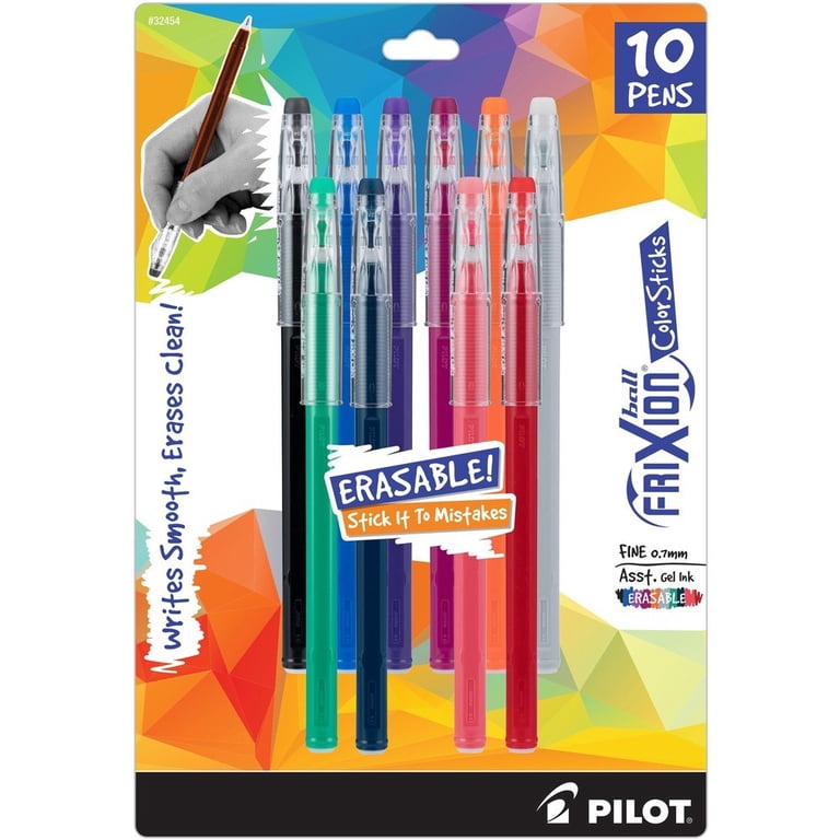 Pilot FriXion ColorSticks Erasable Gel Pens, 10 Count photo 1