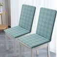 thumbnail image 5 of OAVQHLG3B Stretch Dining Chair Covers, Slip-Proof Seat Protector, Set of 2, Removable Washable, Kitchen Hotel Use, 5 of 6