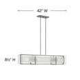 thumbnail image 5 of Hinkley Lighting - Latitude - 4 Light Linear Chandelier in Transitional-Modern, 5 of 5