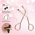 thumbnail image 5 of Leatfisat Eyelash Curler For Lift And Curl, Professional Stainless Steel Makeup Eyelash Tool With Ergonomic Handle & 8 Replacement Pads For Long-Lasting Results, 5 of 9