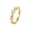 White, variant on Women's Stainless Steel Unique Heart Signet Band Enamel Gold Plated Wedding Ring White Size 9