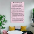 thumbnail image 6 of The Four Agreements Wall Art Wall Art Picture Painting Poster Canvas Print Posters Artworks Bedroom Living Room Decor 24x36inch(60x90cm), 6 of 6