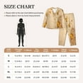 thumbnail image 6 of Disketp Pajamas Set Long Sleeve Sleepwear Womens Button Down Nightwear Pj Sets-Honey Bees And Sunflowers, 6 of 9