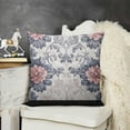thumbnail image 2 of SHANXI Throw Pillow Covers Home Decor Taupe Leaf Floral Pillow Cases Decorative 24x24in, 2 of 5